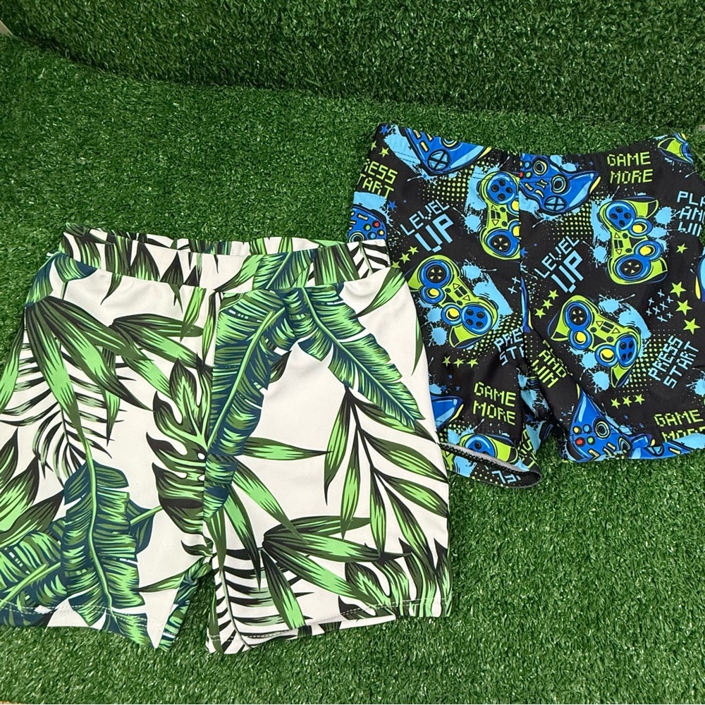 Boys Swim Trunks Bundle – 2 Pairs
